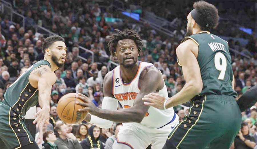 Celtics fall to Knicks in double overtime, 131-129