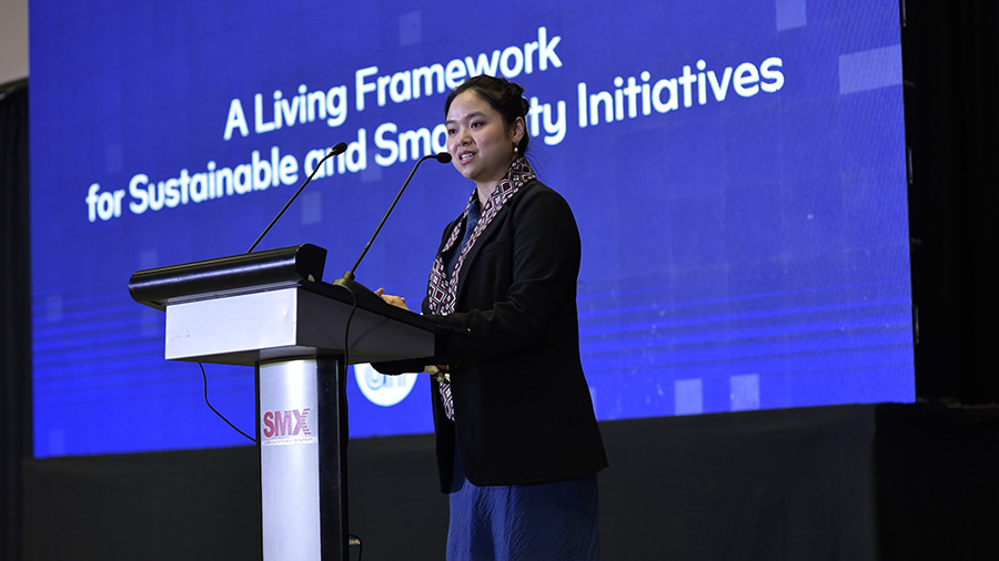 Ms. Jessica Bianca Sy, Lead Executive for Design, Innovation and Strategy for SM Prime and SMDC, shares her insights on sustainable and climate-resilient integrated properties.