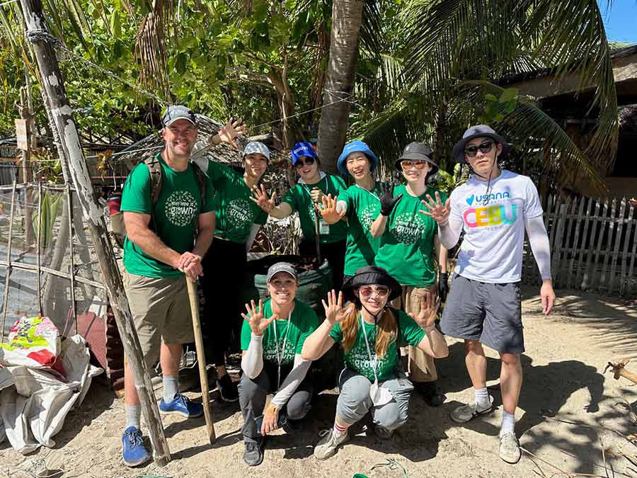 USANA Foundation has built over 100 garden towers on the island of Malapascua.