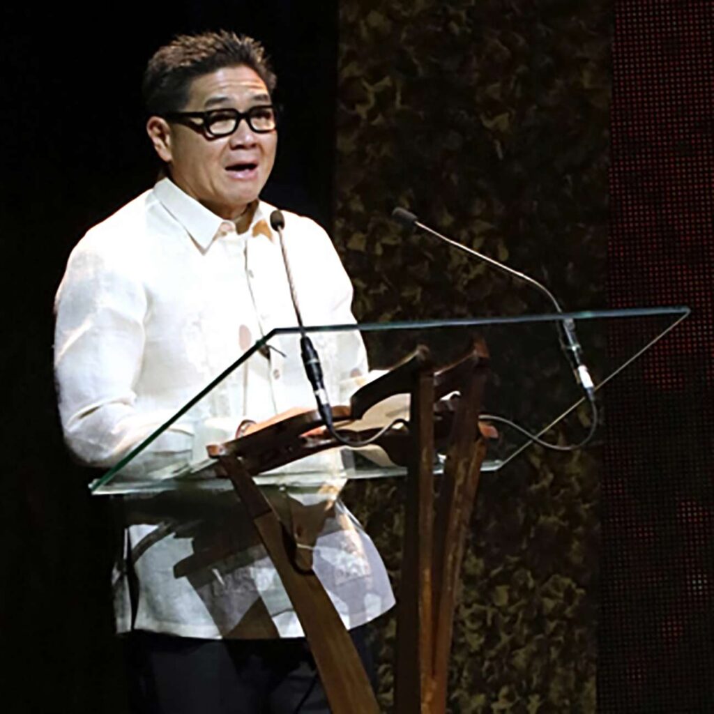 Anton T. Huang speaks about his late mother Zenaida R. Tantoco.