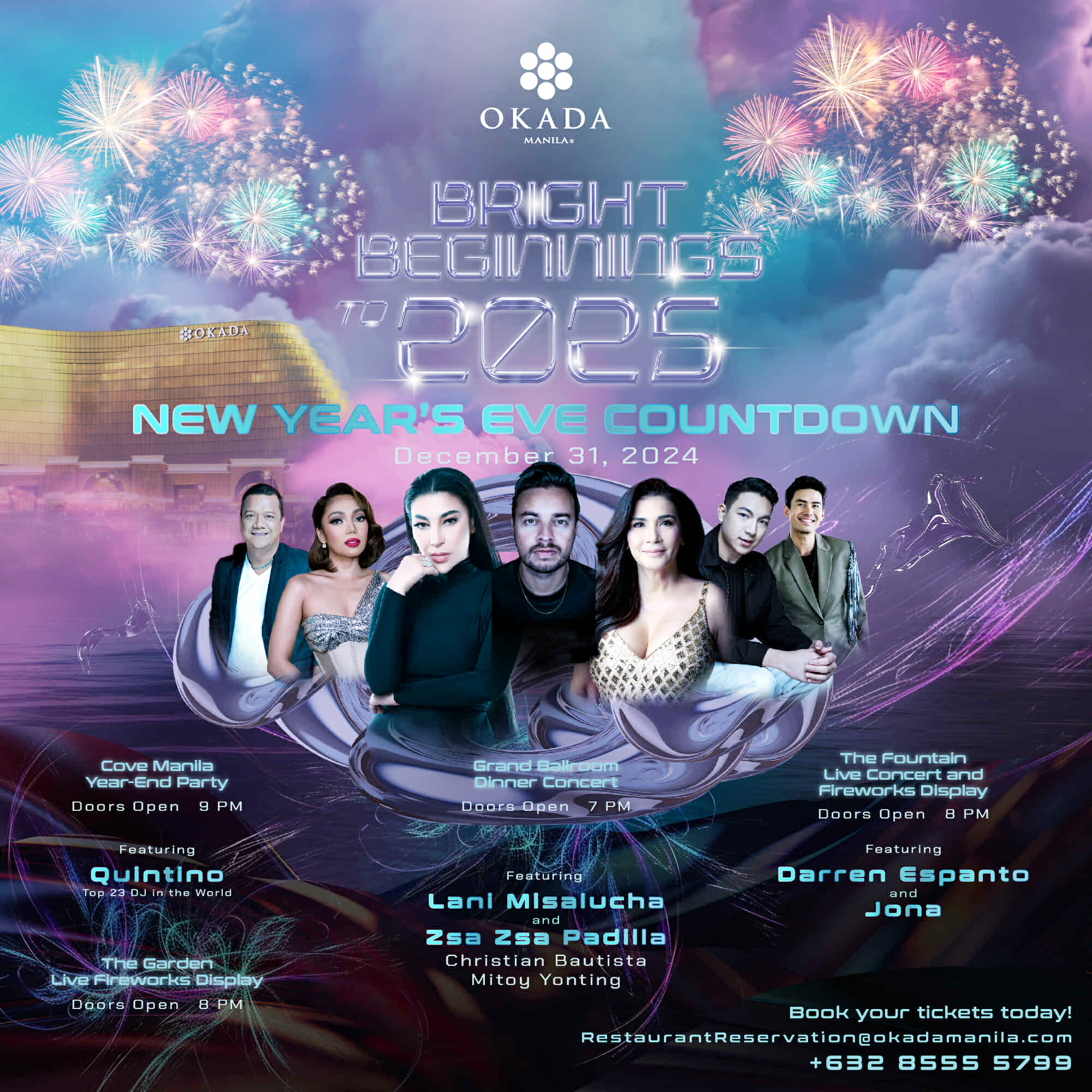 Usher in 2025 with spectacular events at Okada Manila