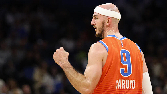 FRESH DEAL: Guard Alex Caruso stays with the Thunder.
