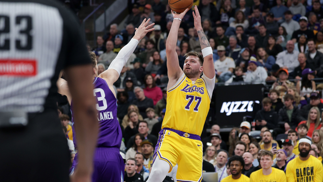 MARKED MAN: Lakers star Luka Doncic will be counted upon anew. 9Reuters photo)