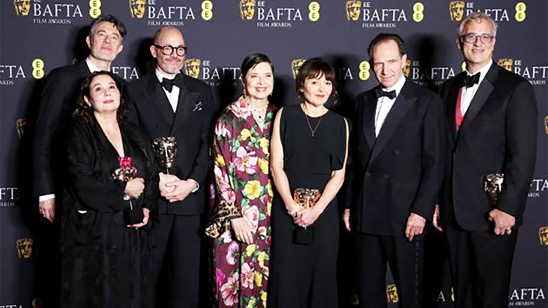Peter Straughan, Tessa Ross, Edward Berger, Isabella Rossellini, Juliette Howell, Ralph Fiennes and Michael A. Jackman