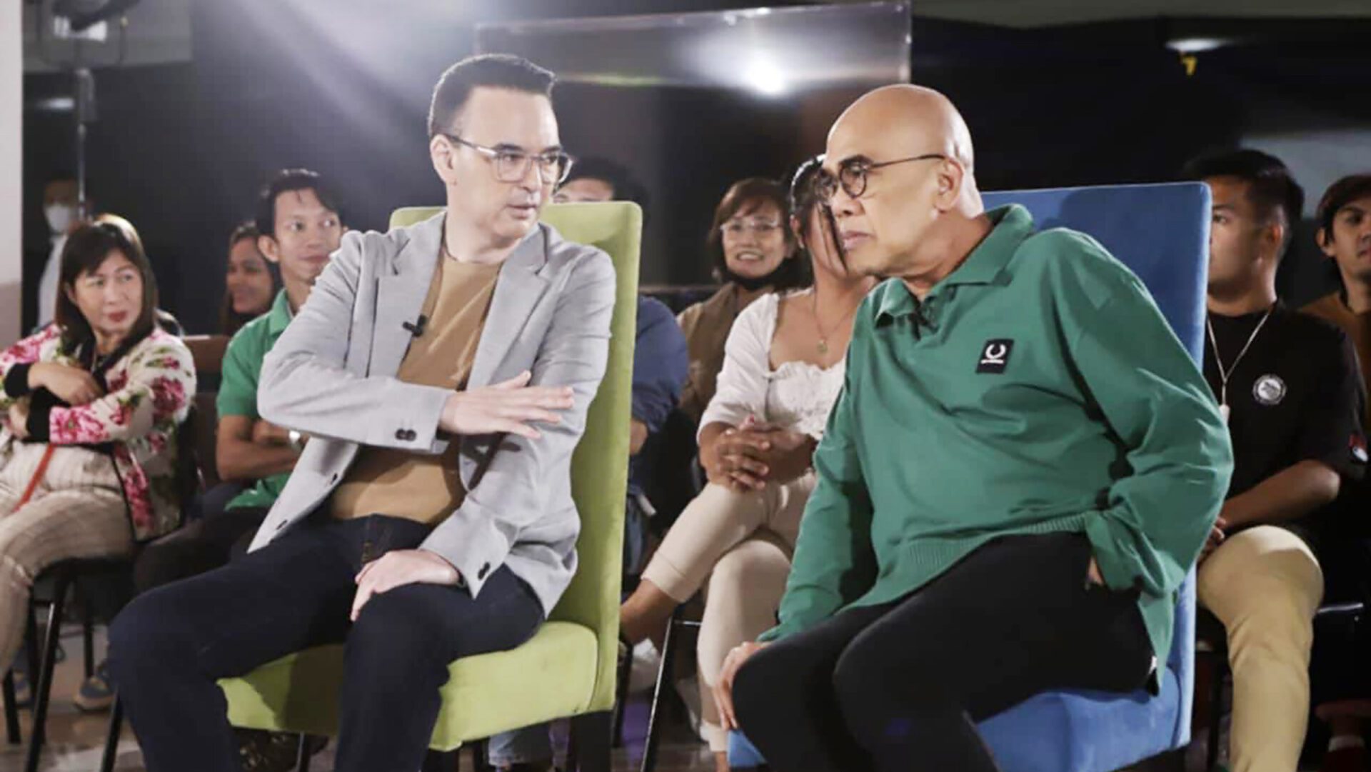 Alan Peter Cayetano and Boy Abunda