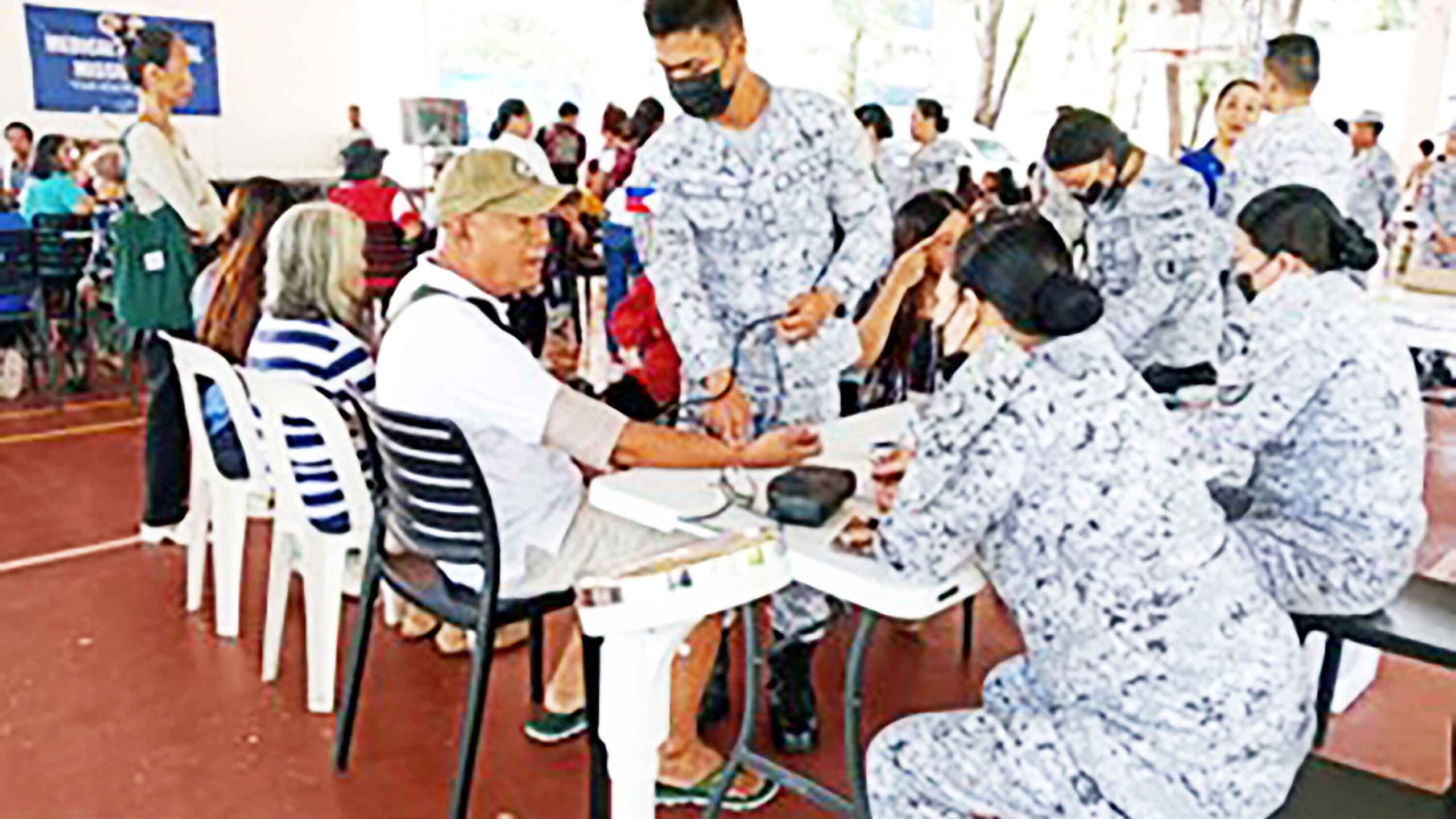 SM Foundation conducts a medical mission at the Naval Forces Southern Luzon in Legazpi City with Naval Forces Southern Luzon Command.