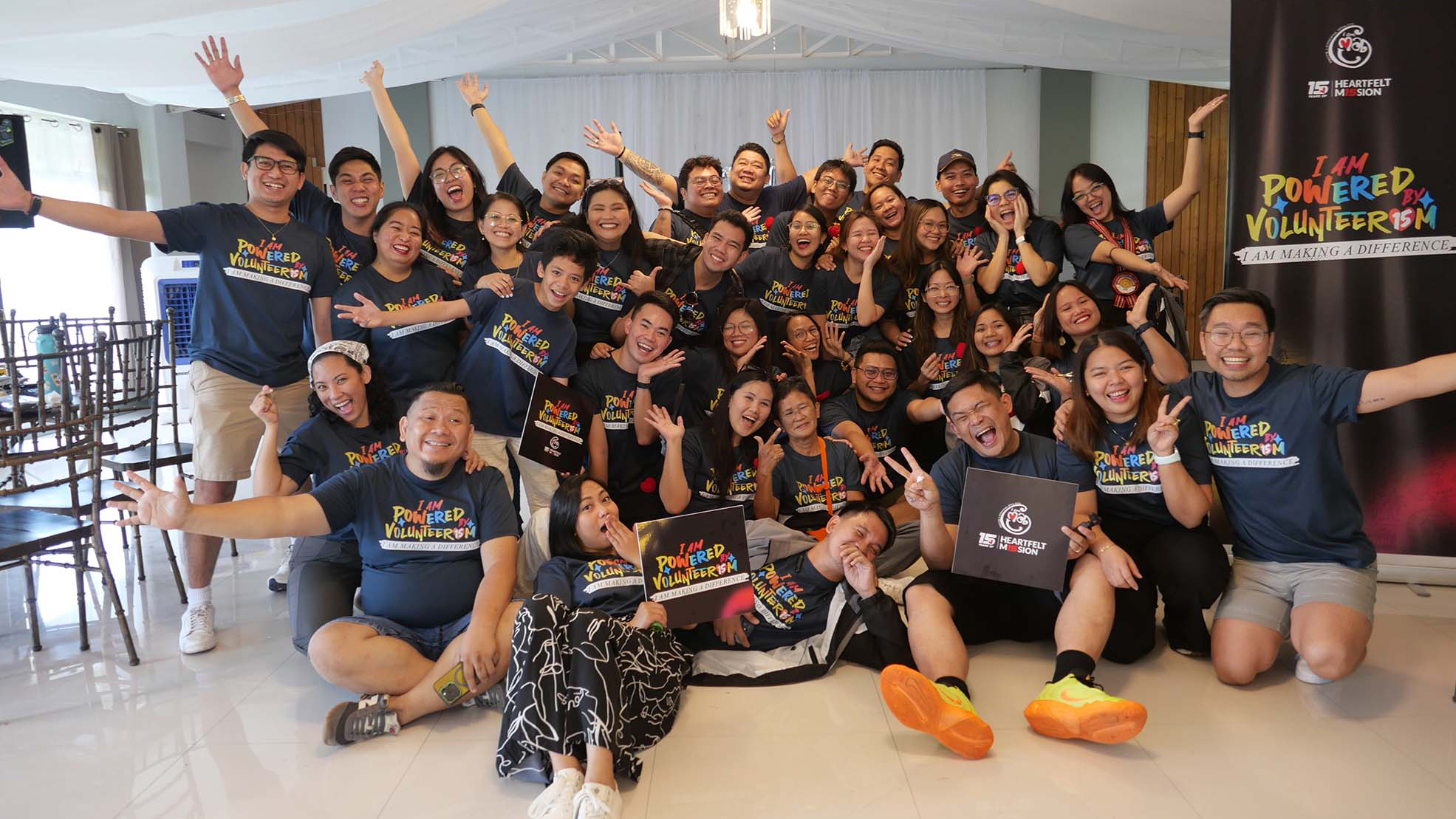 'I am Powered by Volunteer15m' launch during MAD Meet Annual Volunteer Reunion & Anniversary Celebration in Baguio City