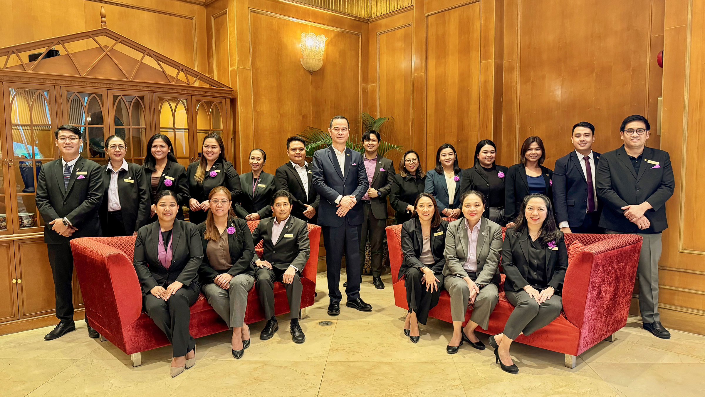 The team of managers and Department Heads of Richmonde Hotel Ortigas.